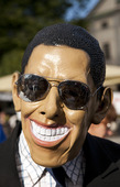 Ansiktsmask, President Obama i USA