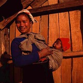 Daikvinna med barn, Kina