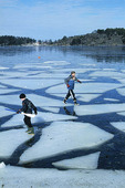 Kids in the ice-floe