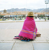 Indiankvinna i Cuzco, Peru