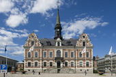 Rådhuset vid Rådhustorget i Söderhamn
