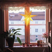 Advent Star in window