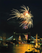 Fireworks in London, United Kingdom