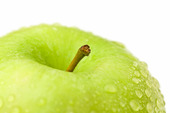 Green apple macro