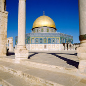 Klippmoskén i Jerusalem, Israel