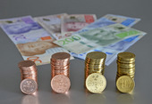 Nya svenska sedlar & mynt