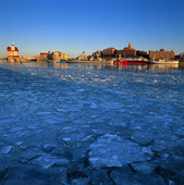 Vinter i Göteborgs hamn
