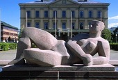 Staty vid Rådhuset i Gävle, Gästrikla