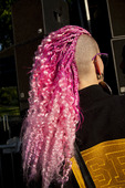 Rosa hår