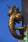 Seahorse on the flagpole