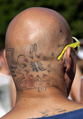 Tatuering på huvud