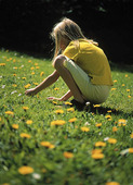 Girl on the meadow