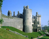 Slott i Sussex, Storbritannien