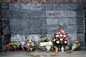Arkebuseringsmur på Auschwitz, Polen