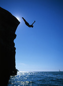 Dive from cliff