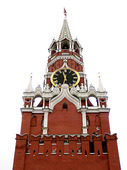 Saviour's Tower i Moskva, Ryssland