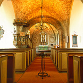 Interiör Forshems kyrka, Västergötland