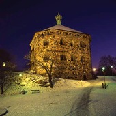 Skansen Kronan på vintern, Göteborg
