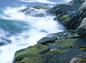 Waves against rocks, Bohuslän