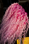 Rosa hår
