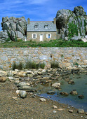 House between the rocks, France
