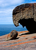 Klippor i Kangaroo Island, Australien