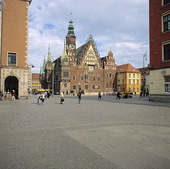 Rådhuset i Wroclaw, Polen