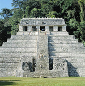 Palenque in the Chiapas rain forest, Mexico