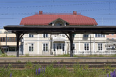 Ljusdals järnvägsstation i Hälsingland