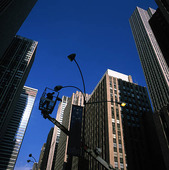 Street lighting Working in New York, USA