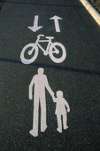 Pedestrian and bicycle path