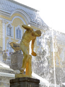 Fountains. Peterhof. St.Petersburg. Russia.