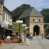 Old city gate in Halmstad, Halland