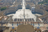 St Peters torget i Rom, Italien