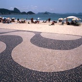 Copacabana i Rio de Janeiro, Brasilien