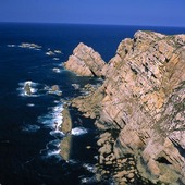 Cabo de Penas i Asturias, Spanien