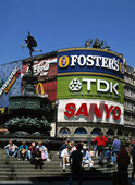 Piccadilly Circus in London, UK