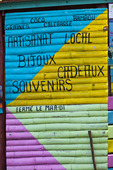 Fasad på kiosk, Martinique