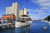 Restaurangbåten S/S Norrtelje i Norrtäljes hamn