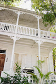 Husfasad i Key West, USA