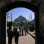 Hagia Sofia mosque in Istanbul, Turkey