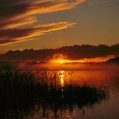 Solnedgång i Insjö