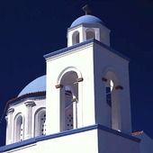 Church towers, Greece