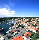 Vy över Grebbestad, Bohuslän
