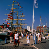 Segelfartyg vid Norra Älvstranden, Göteborg