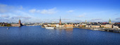 Panorama över Stockholm