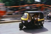 Trehjulig taxi, Indien