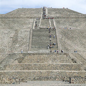 Solpyramiden in Teotihuacán, Mexico
