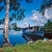 Ångaren Thor i Helgasjön, Småland