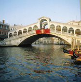 Rialtobron i Venedig, Italien